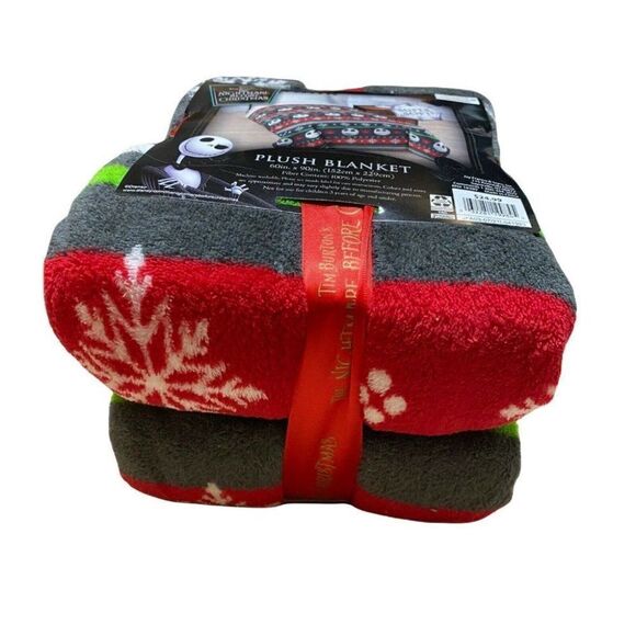 Nightmare Before Christmas Glow In The Dark Blanket - Picture 8 of 8